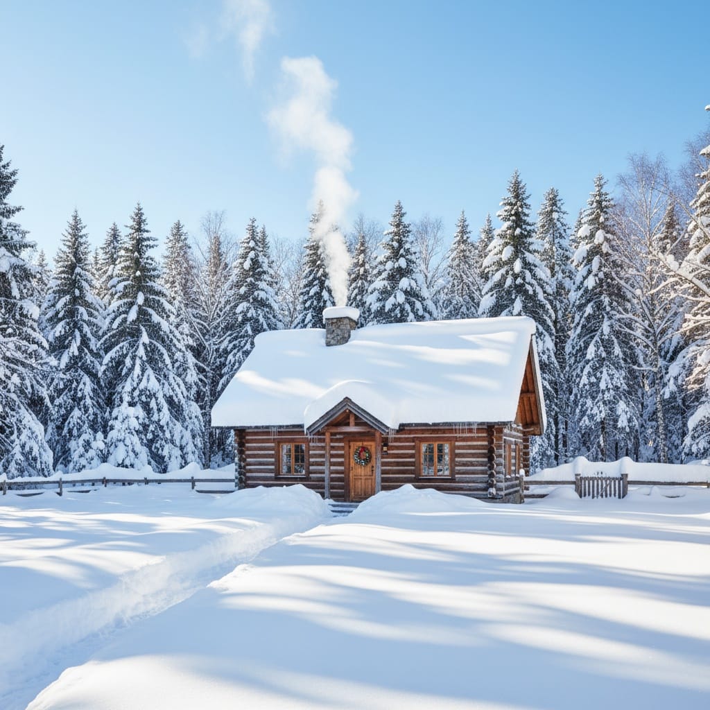 exterior snow winter wonderland 19758380