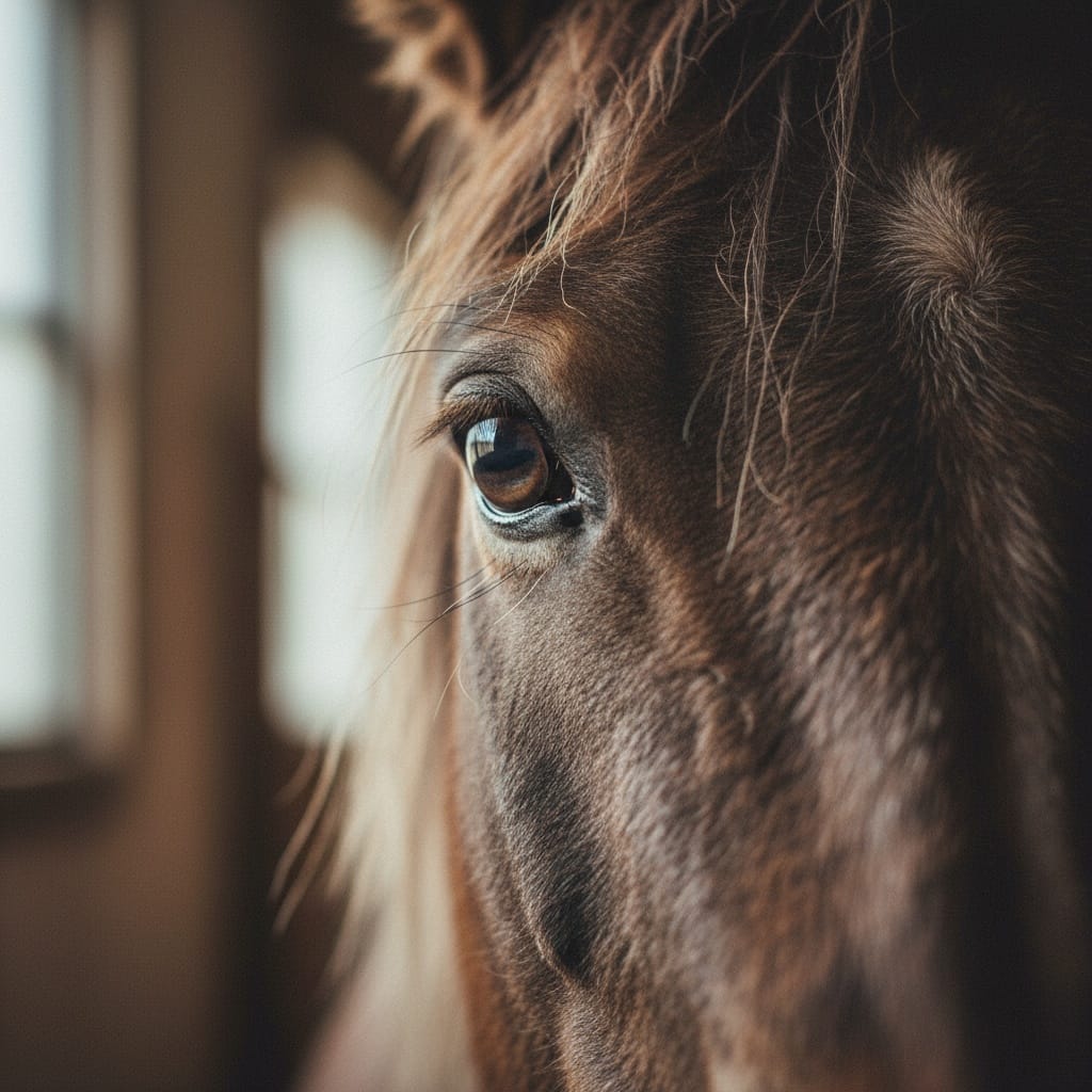 eye contact emotional closeup 72257640