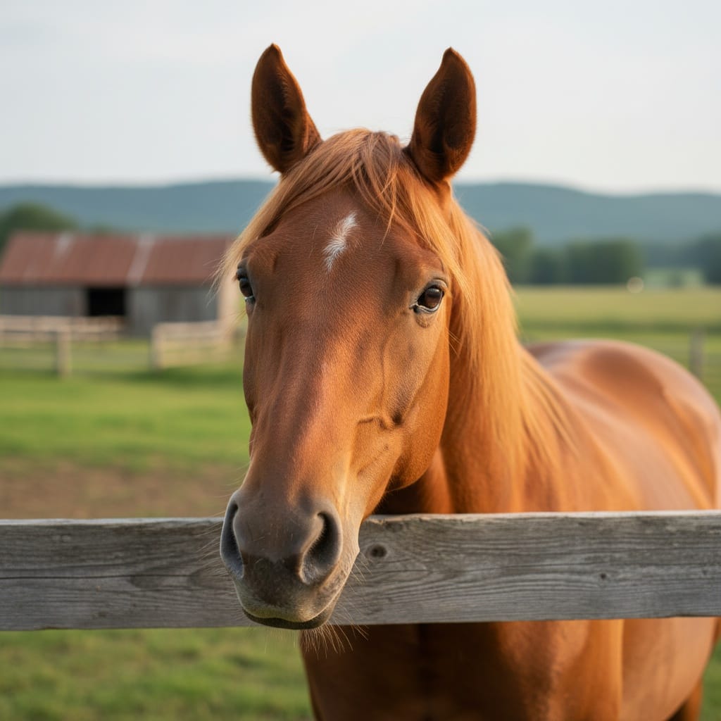 fence line friendly pose 59900407