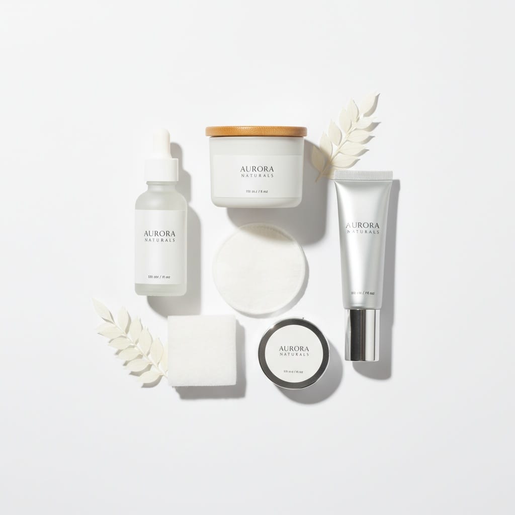 flat lay white background 96564790