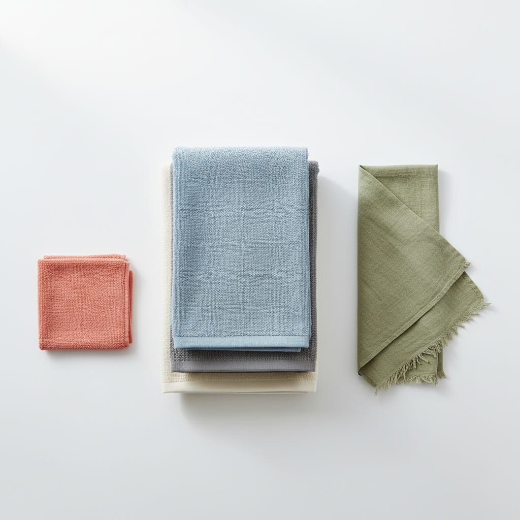 folded stack flat lay 84654566