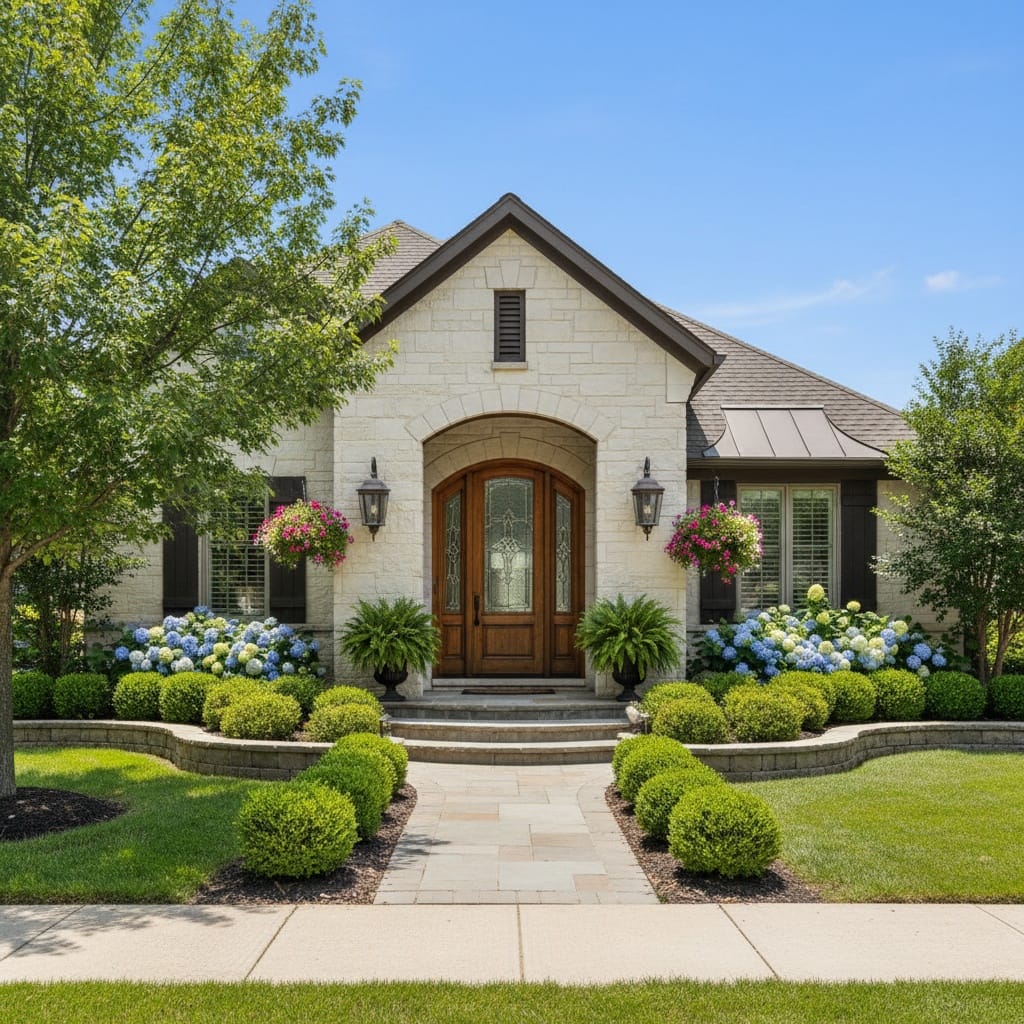 front entrance curb appeal 18332194