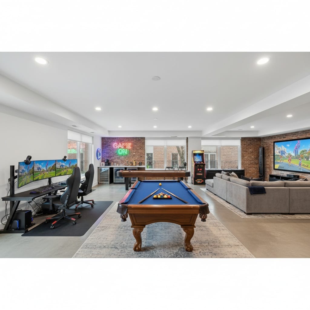 game room wide angle 32500865