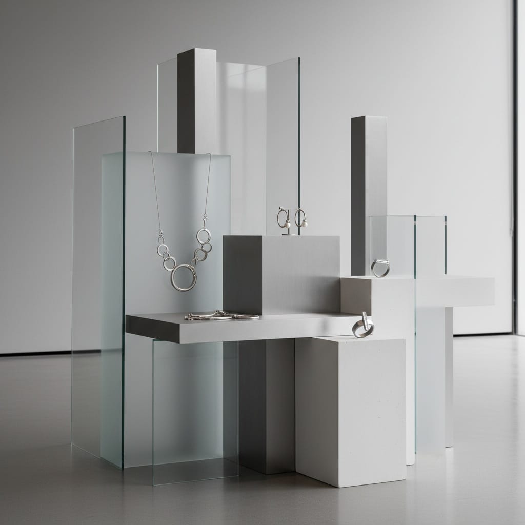 geometric modern display 30345529