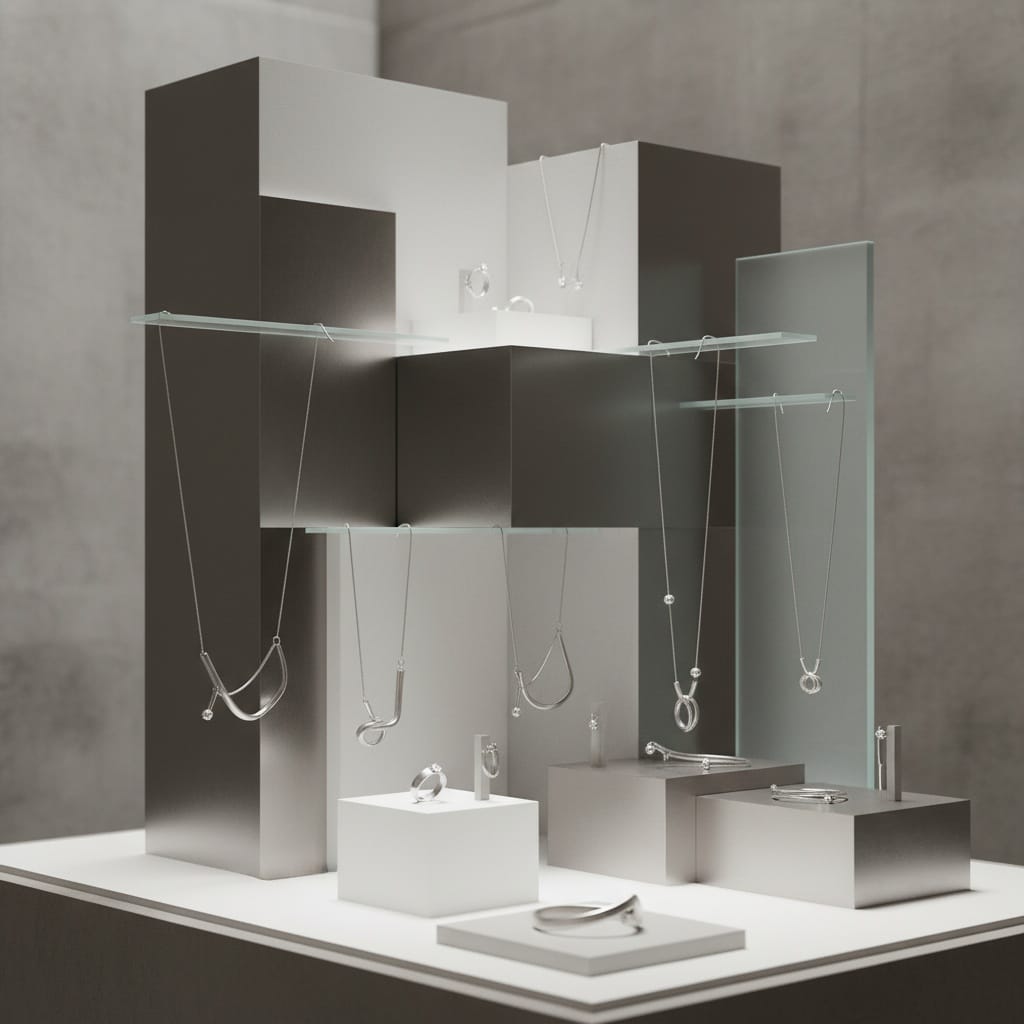geometric modern display 98024995