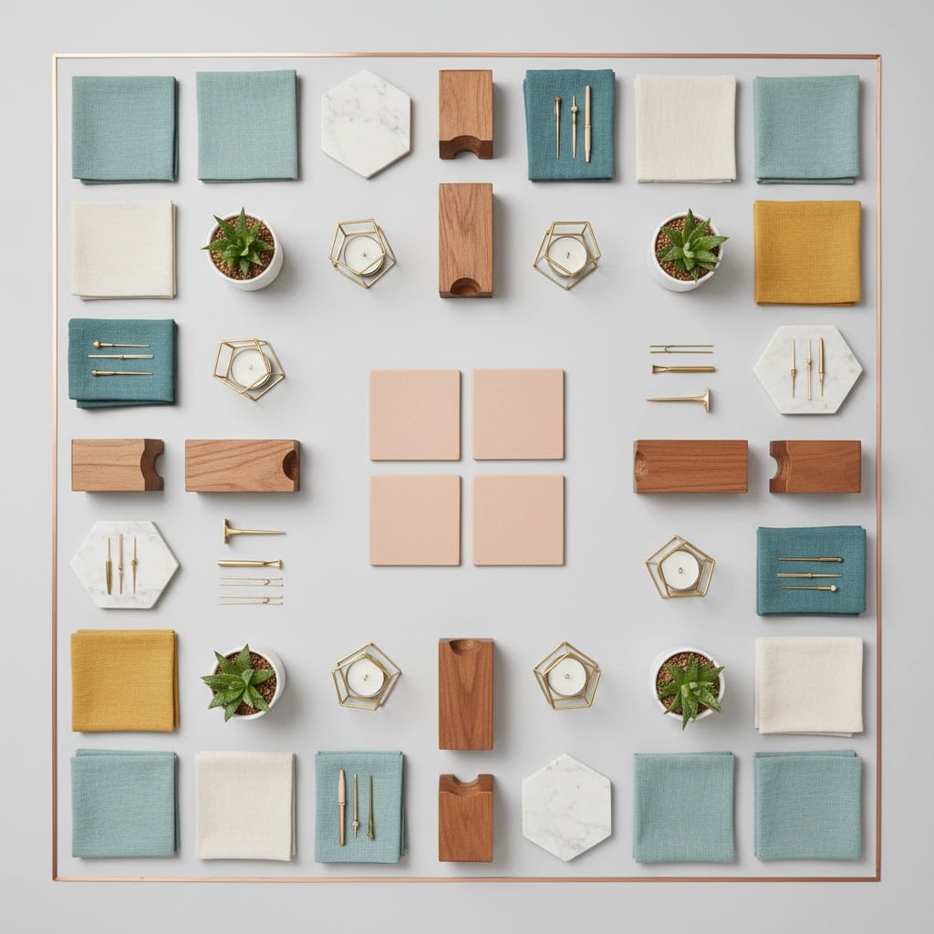 geometric organized grid 52487371