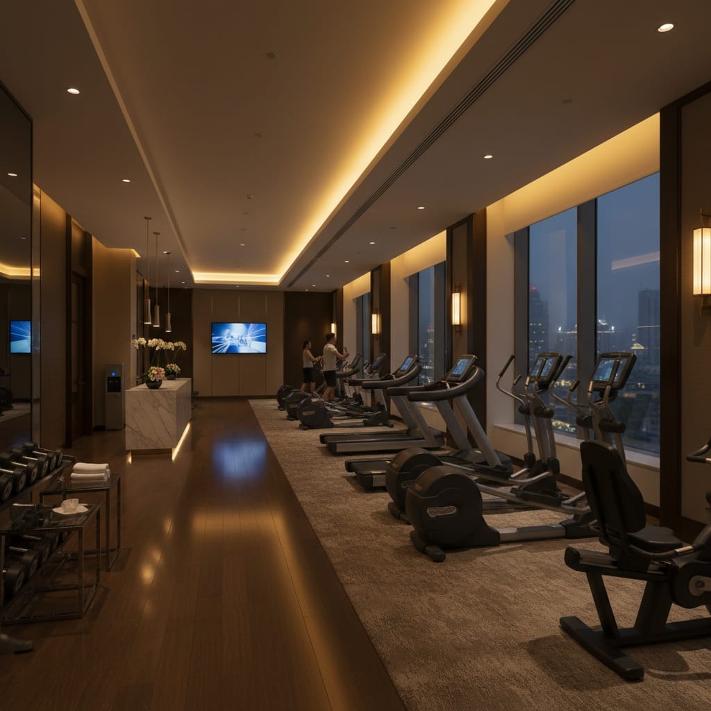 gym evening ambient 82590088
