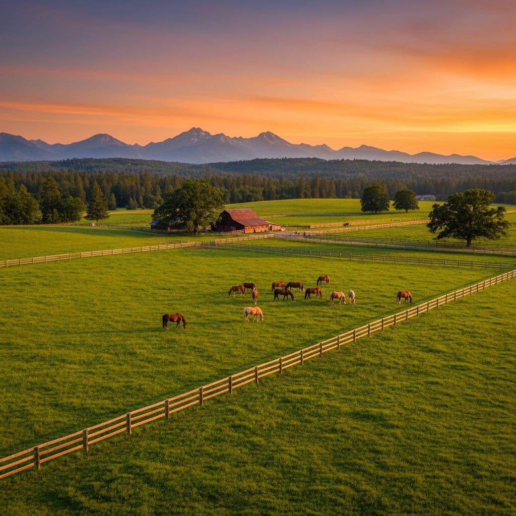 horse grazing pasture wide 85828663