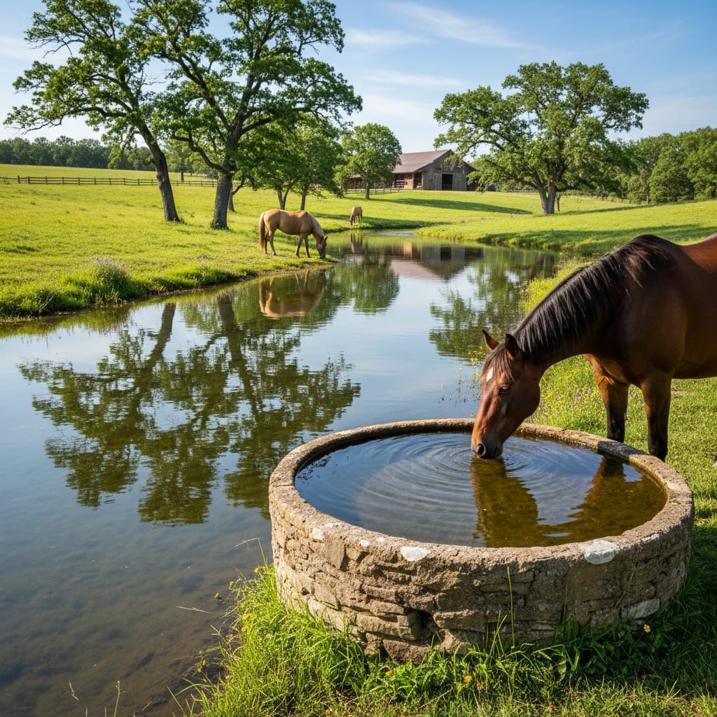 horse water feature 86155208