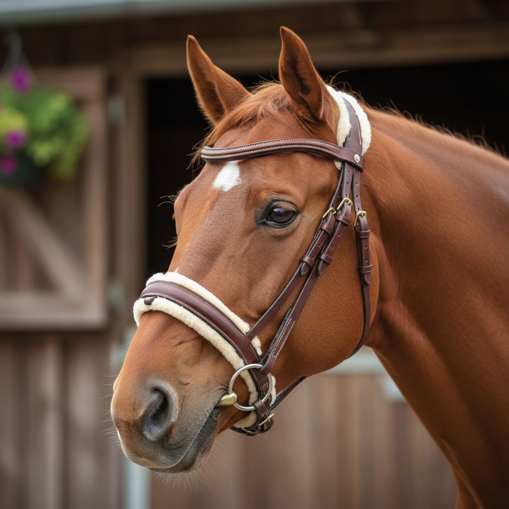 horse wearing product headshot 28349496