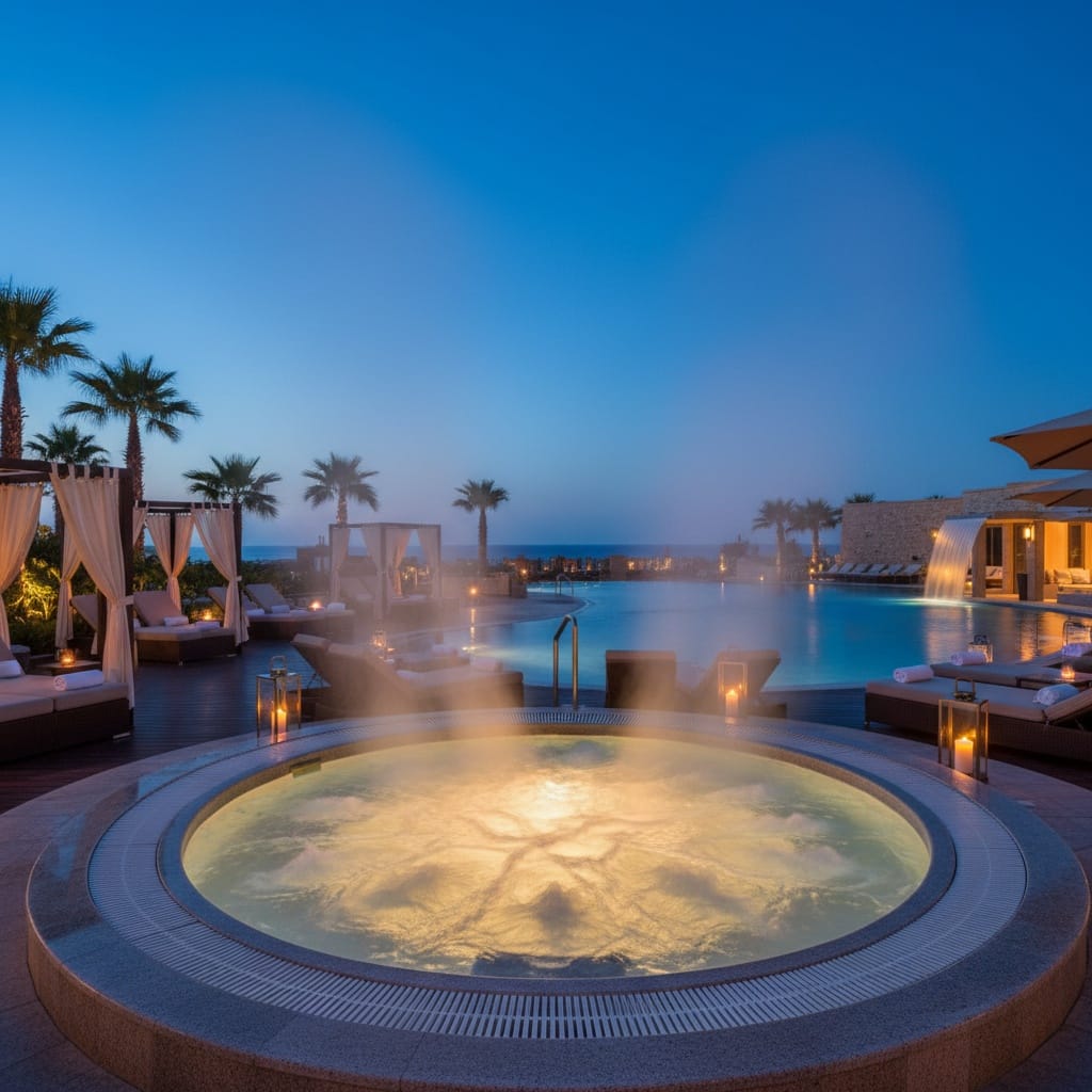 hot tub twilight luxury 46375516