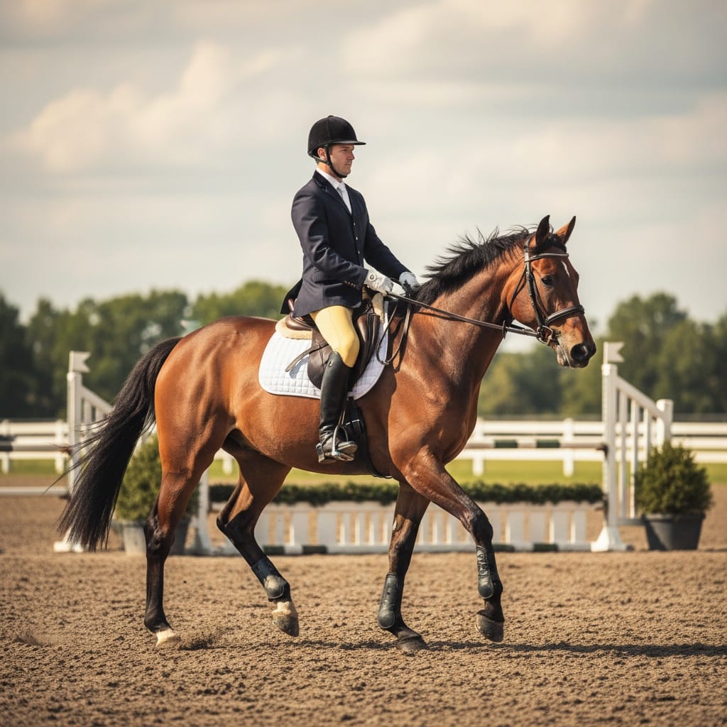 hunter under saddle canter 77868032