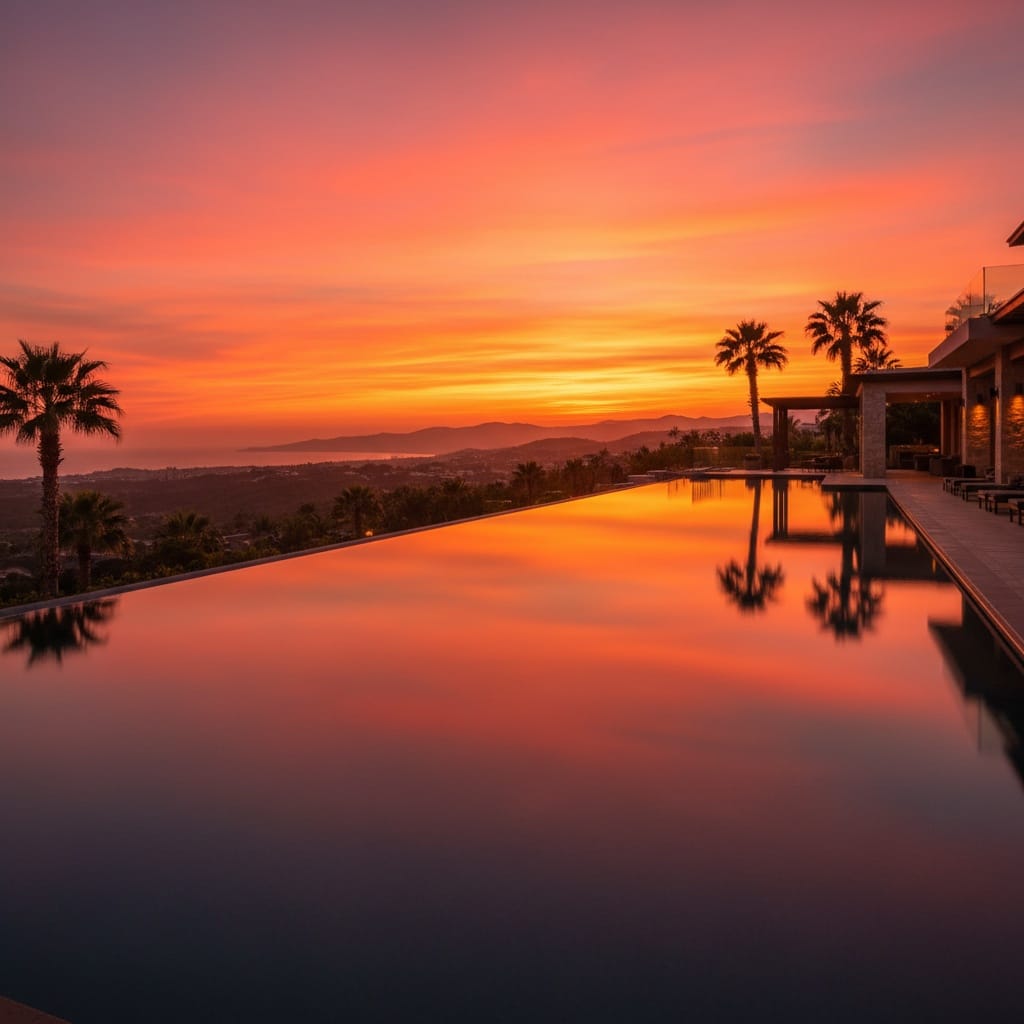 infinity edge sunset view 36479617