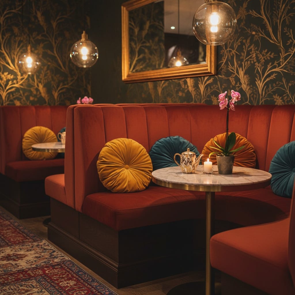 intimate booth seating 88489727
