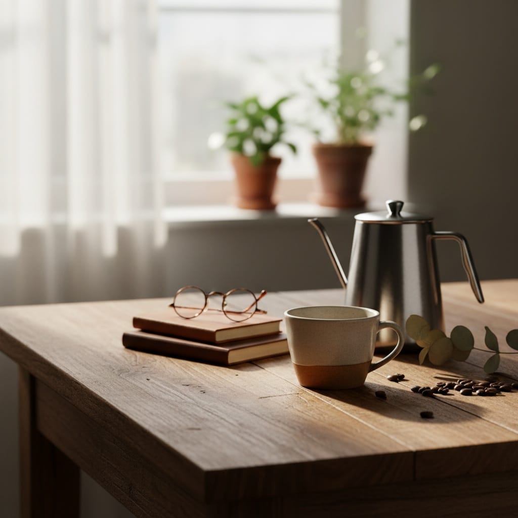 lifestyle wooden table 37163572
