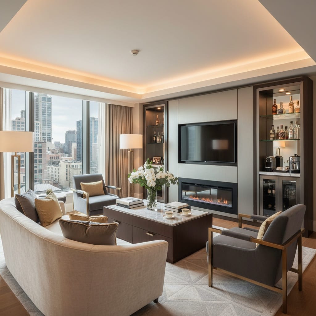 living area sophisticated 89575372