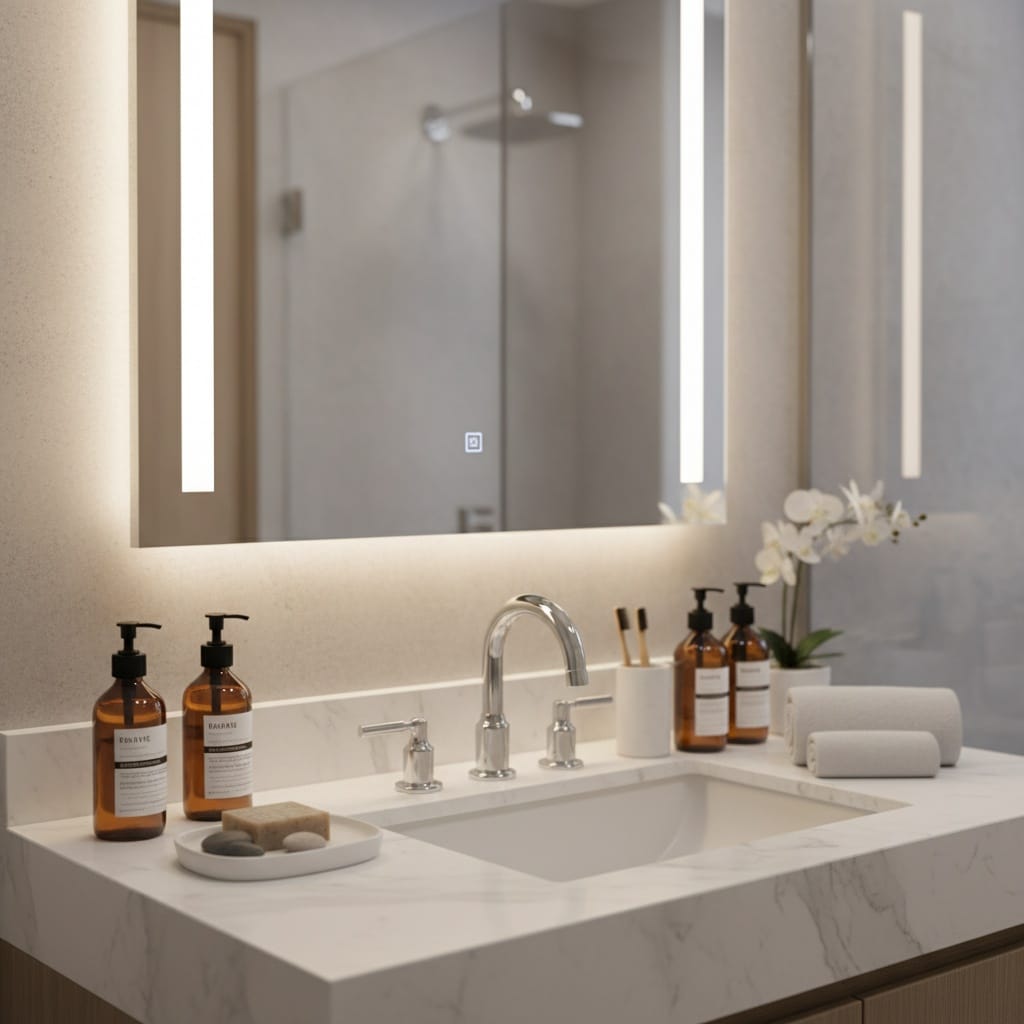 luxury vanity closeup 51182605