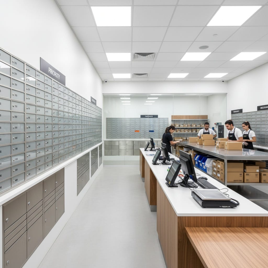 mail package handling area 52115597