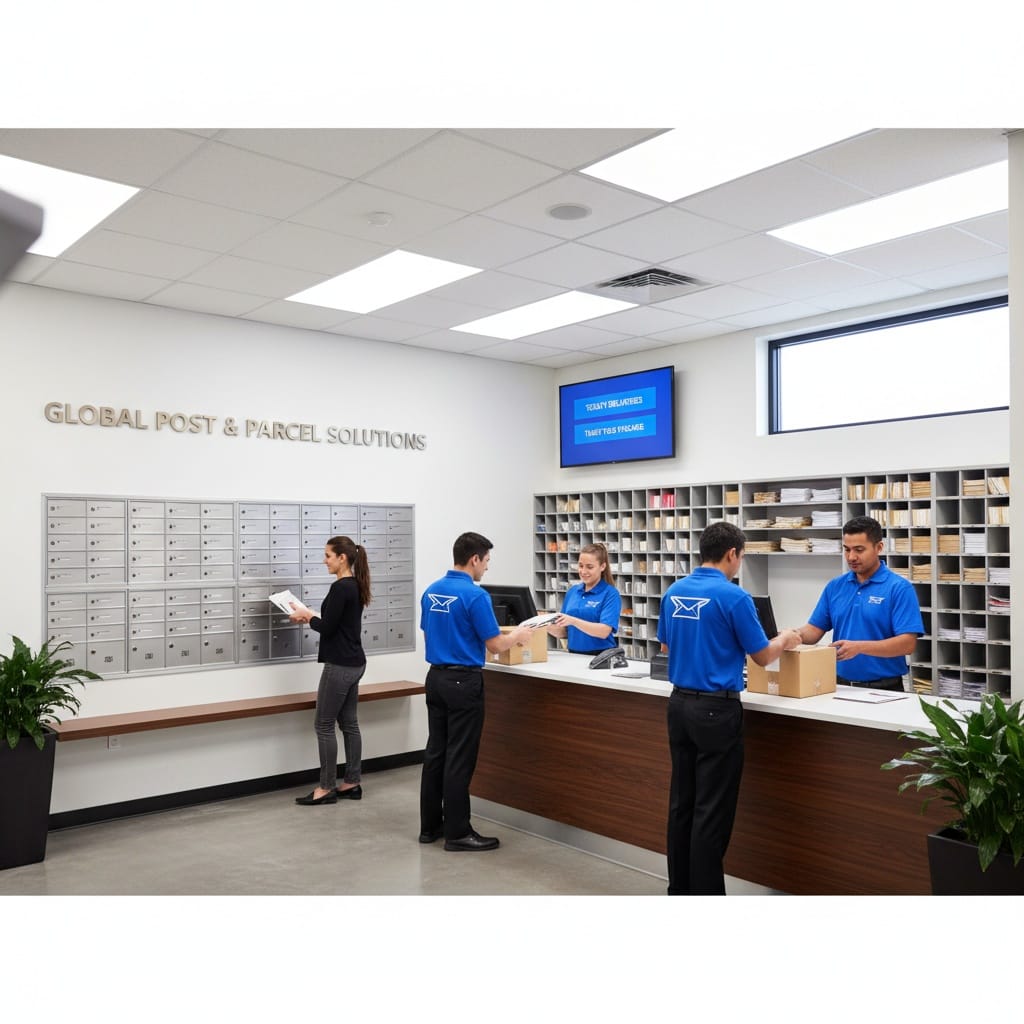 mail package handling area 64245314