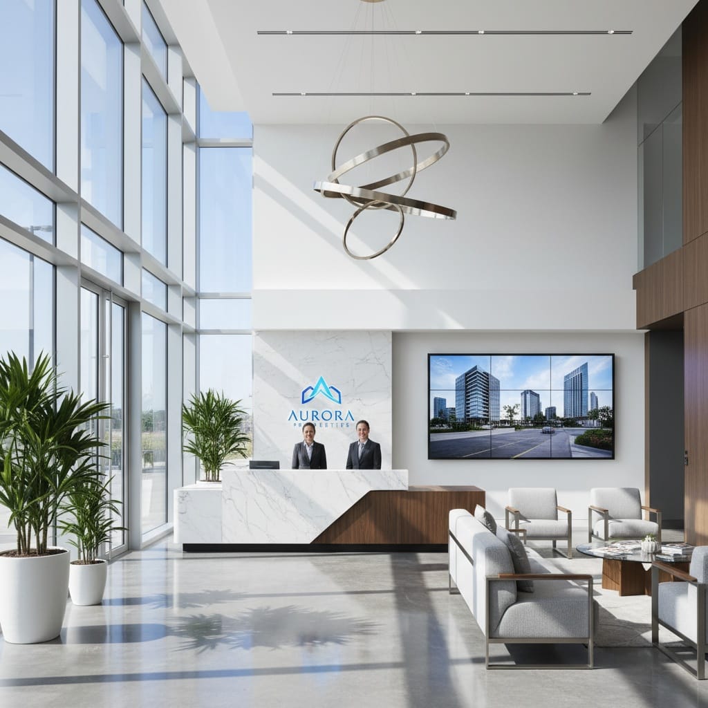 modern reception lobby 79174940