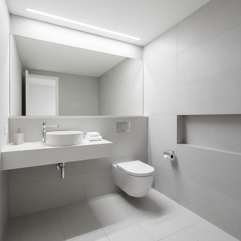 modern toilet area 90841088