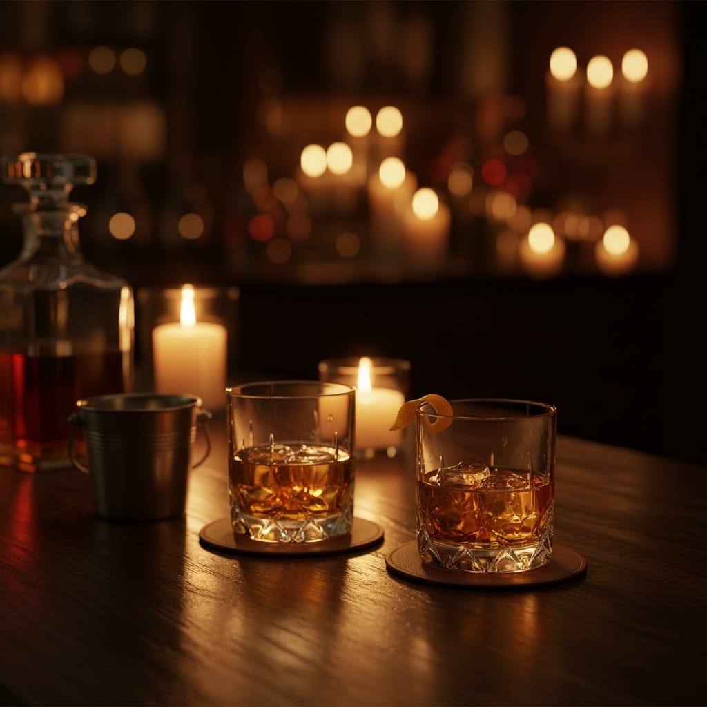 moody candlelight ambiance 19941565