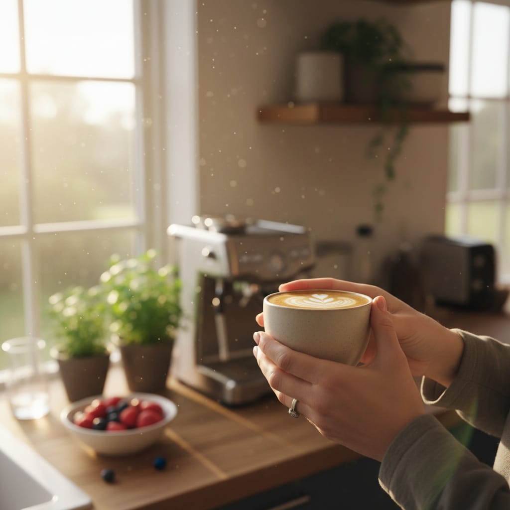 morning coffee kitchen scene 42170891