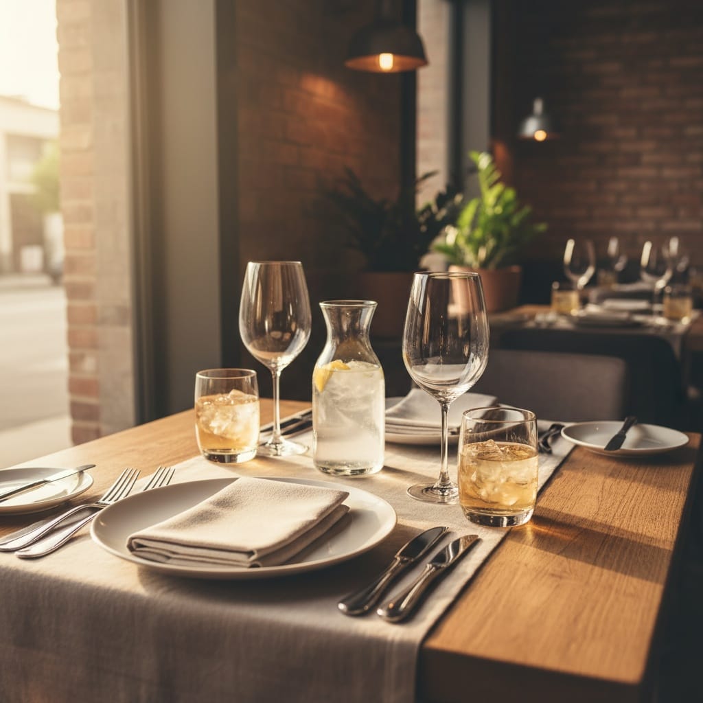 natural light table setting 33592796