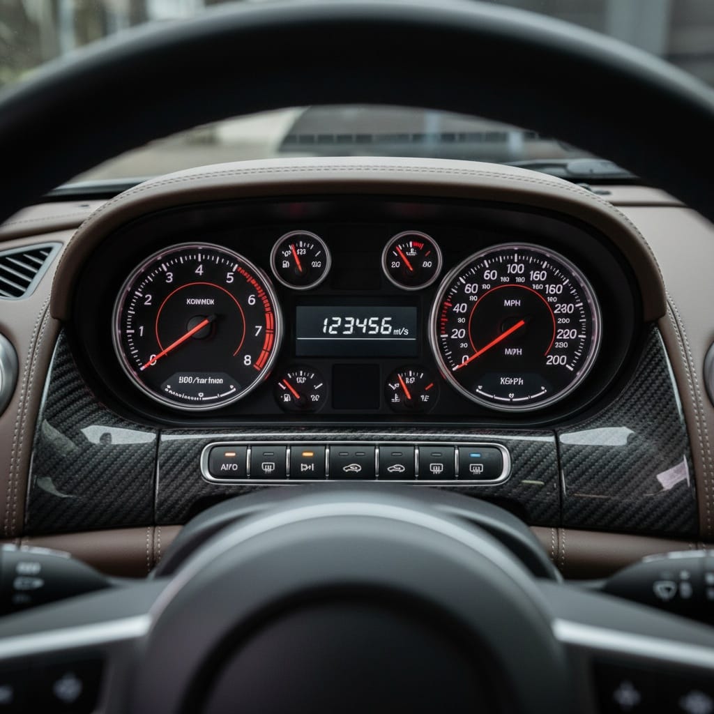odometer gauge cluster 55560144