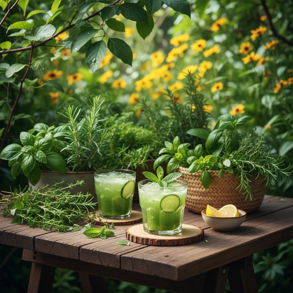 outdoor garden setting 43918363