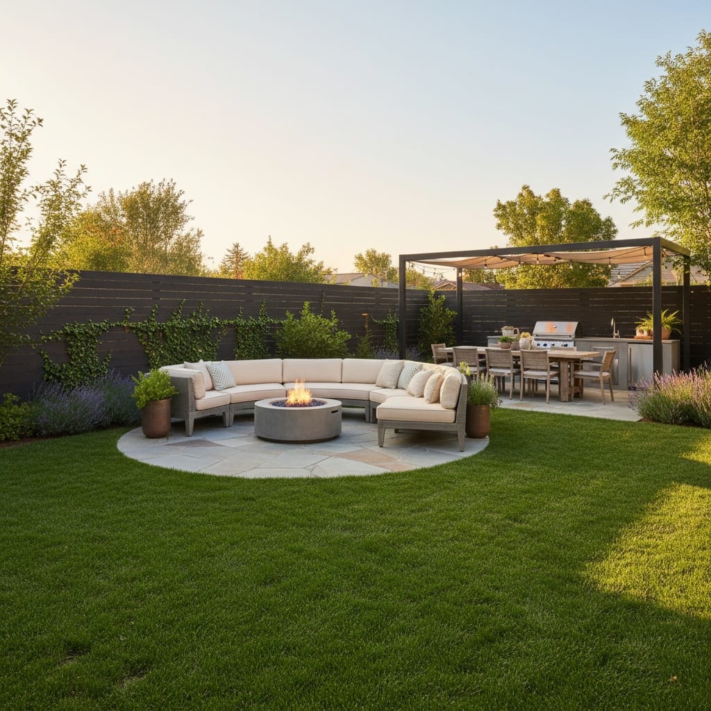 outdoor space backyard 69811156