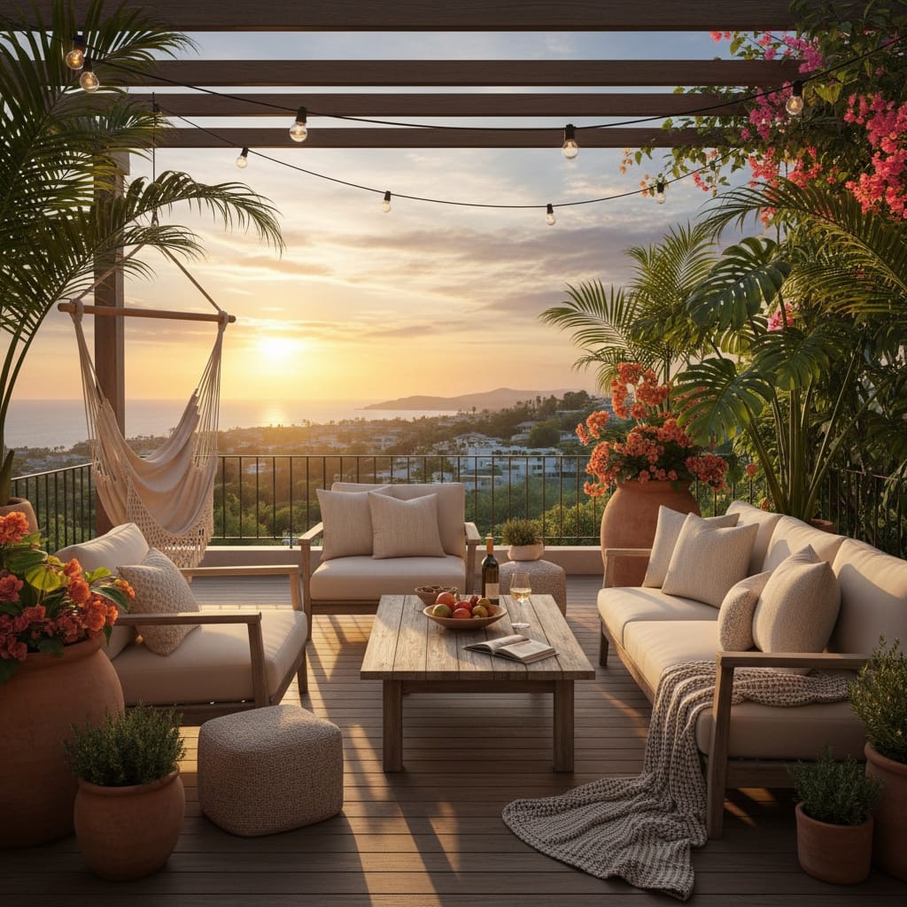 outdoor space golden hour 95981381