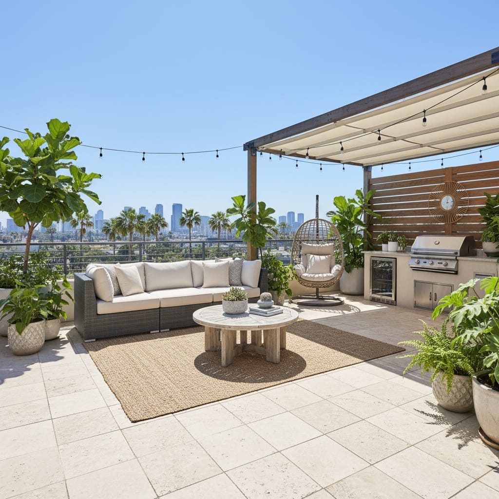 outdoor space patio balcony 62498153
