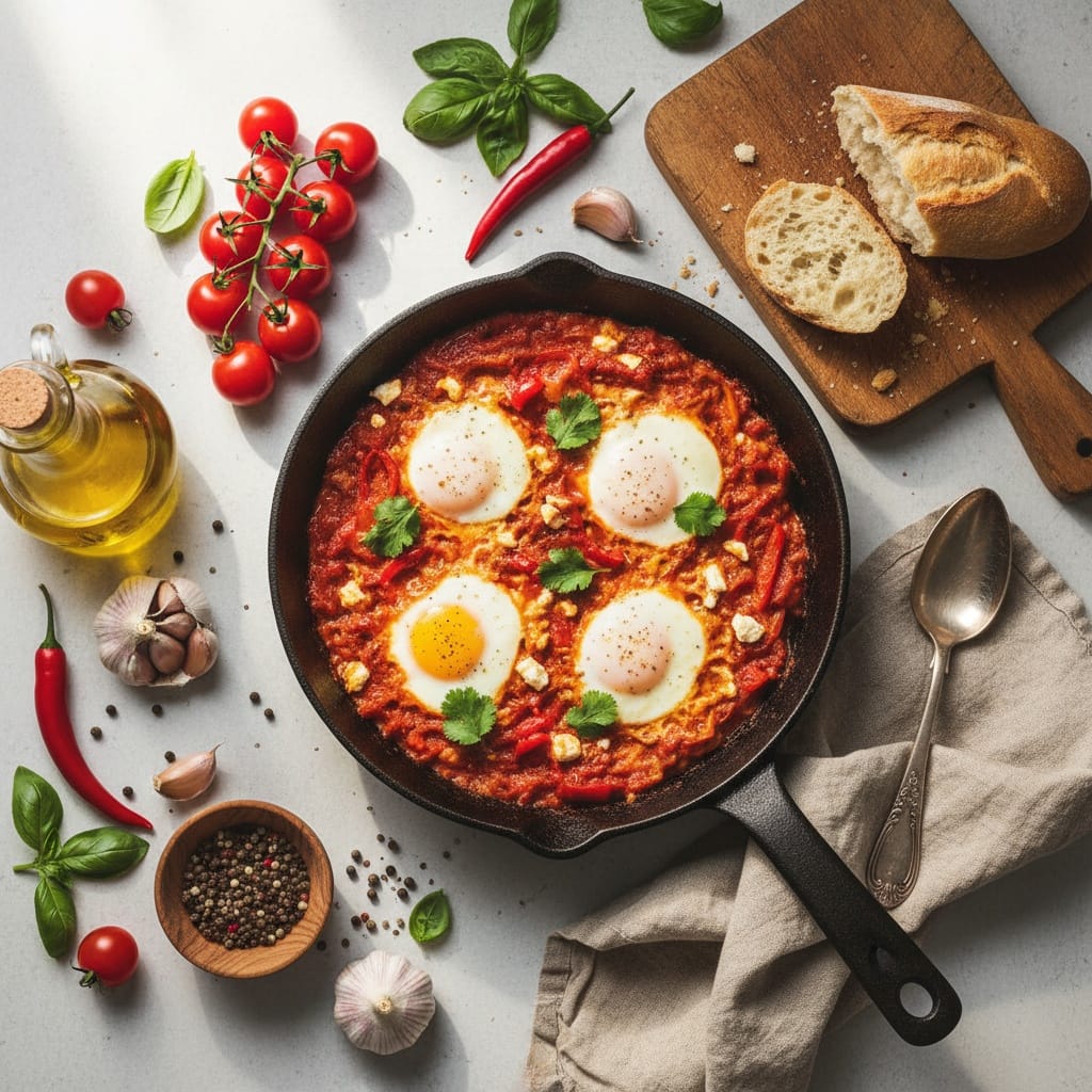 overhead flat lay ingredients 51852424