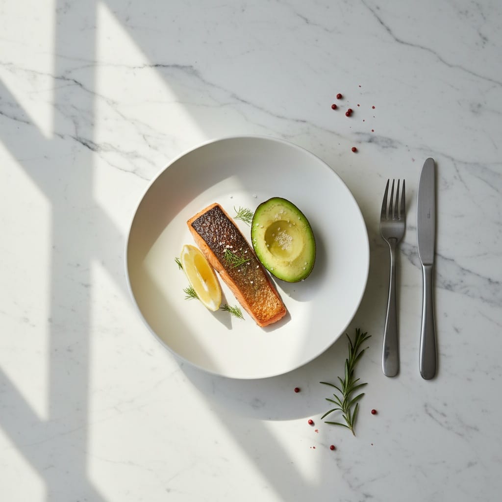overhead flat lay marble 23541895