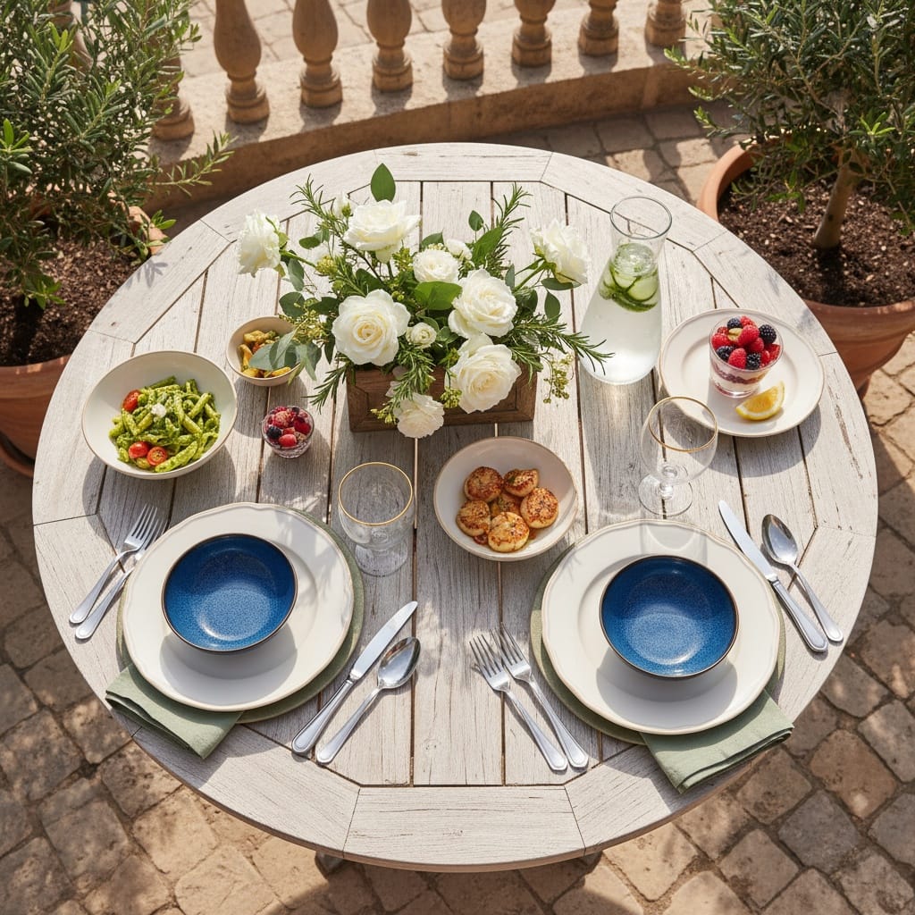 overhead table setting detail 82092083