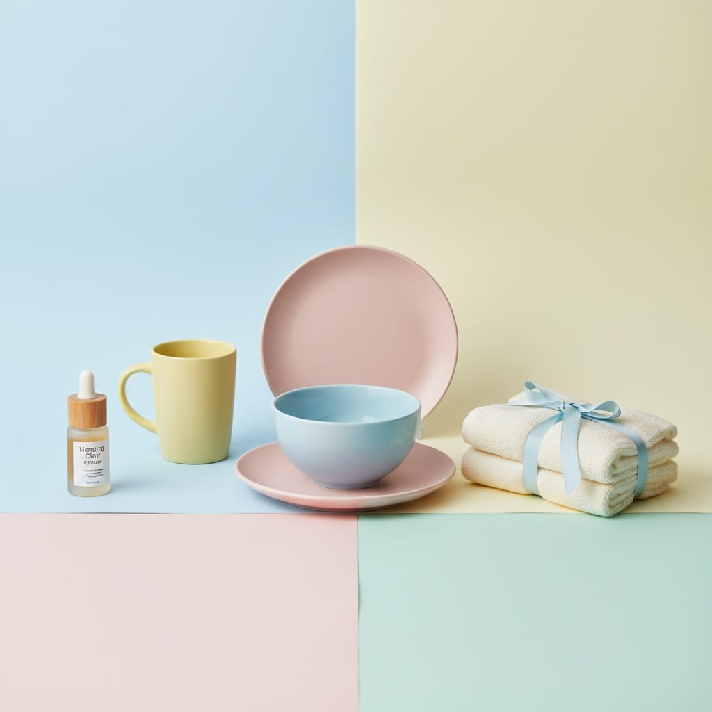 pastel seamless backdrop 58545013