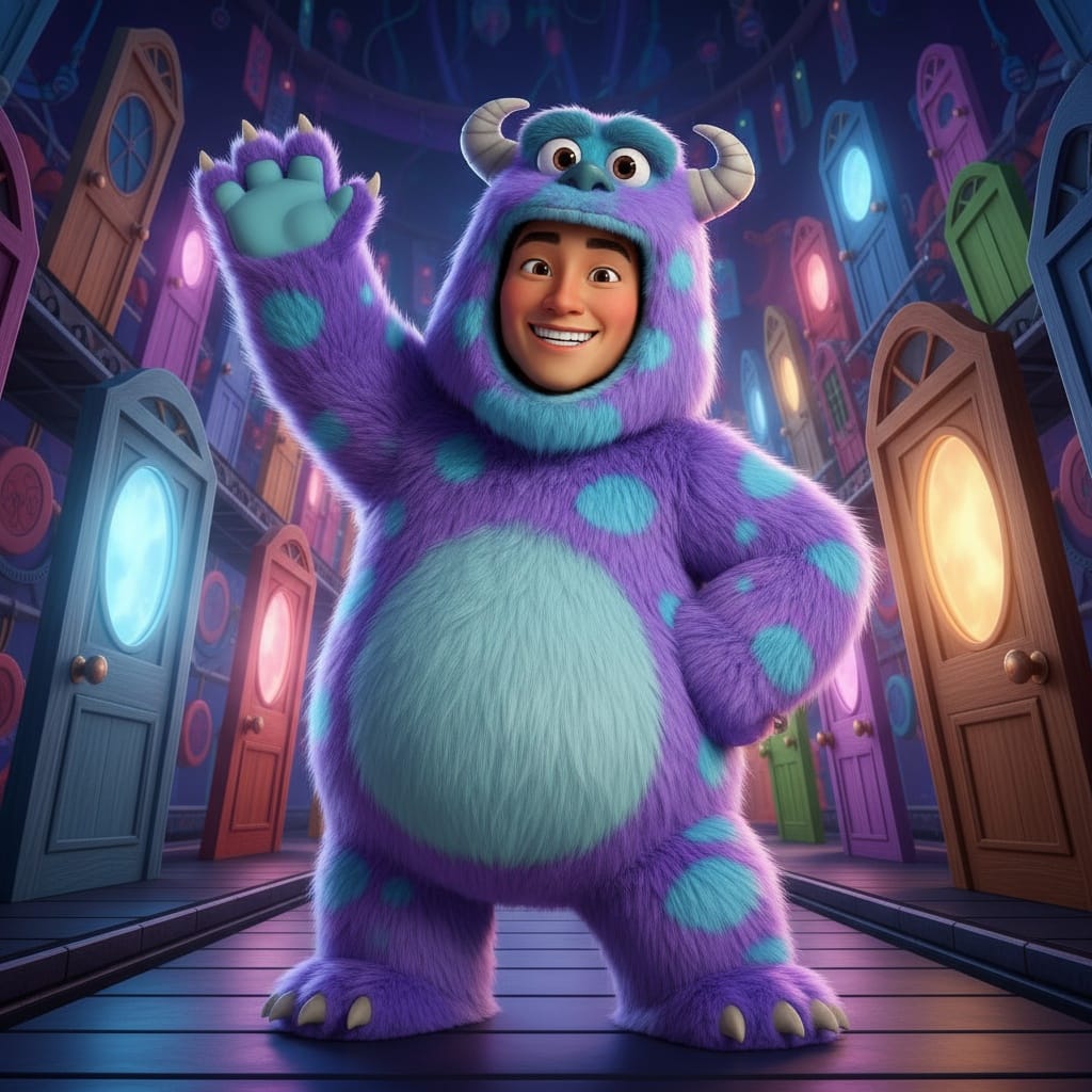 petite asian man monsters inc sully character 65423750