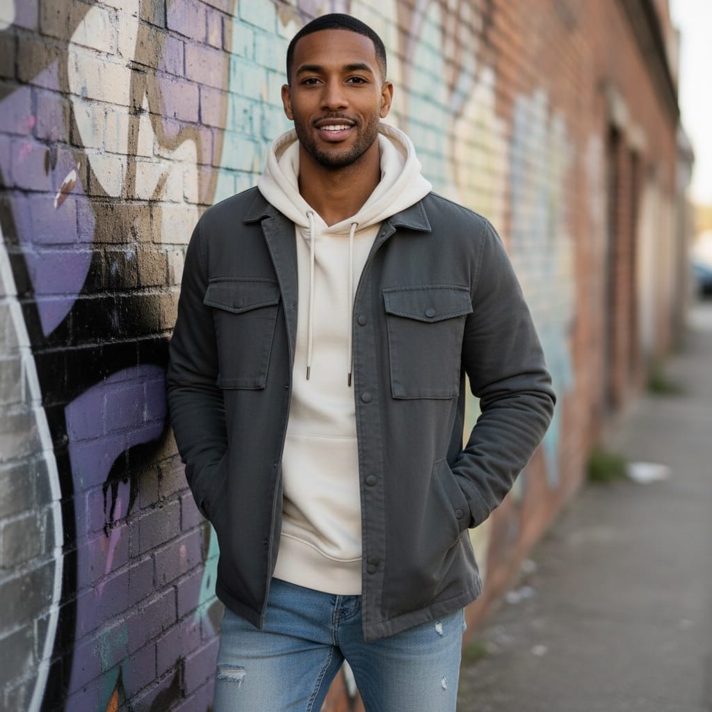 petite black man street style urban backdrop 41644938