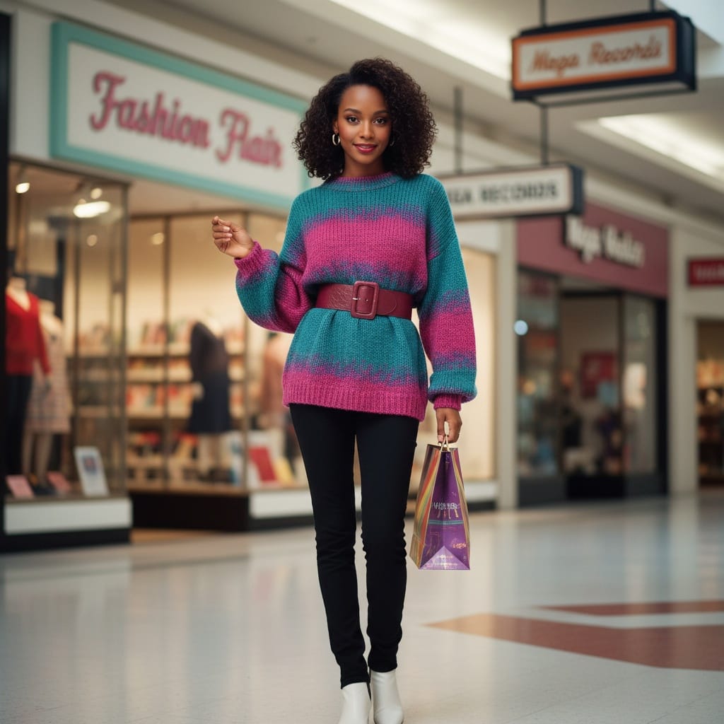 petite black woman mall shopping lifestyle 53730961