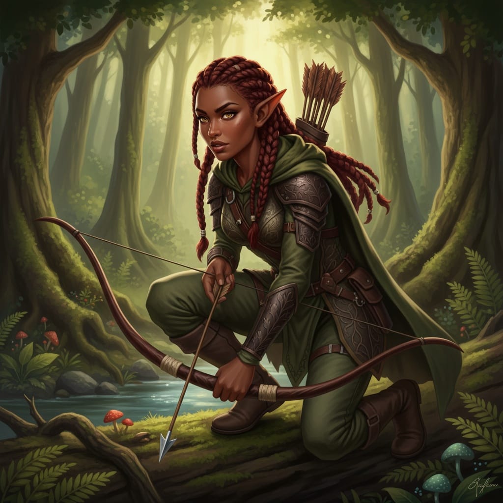 petite black woman woodland ranger 42854743