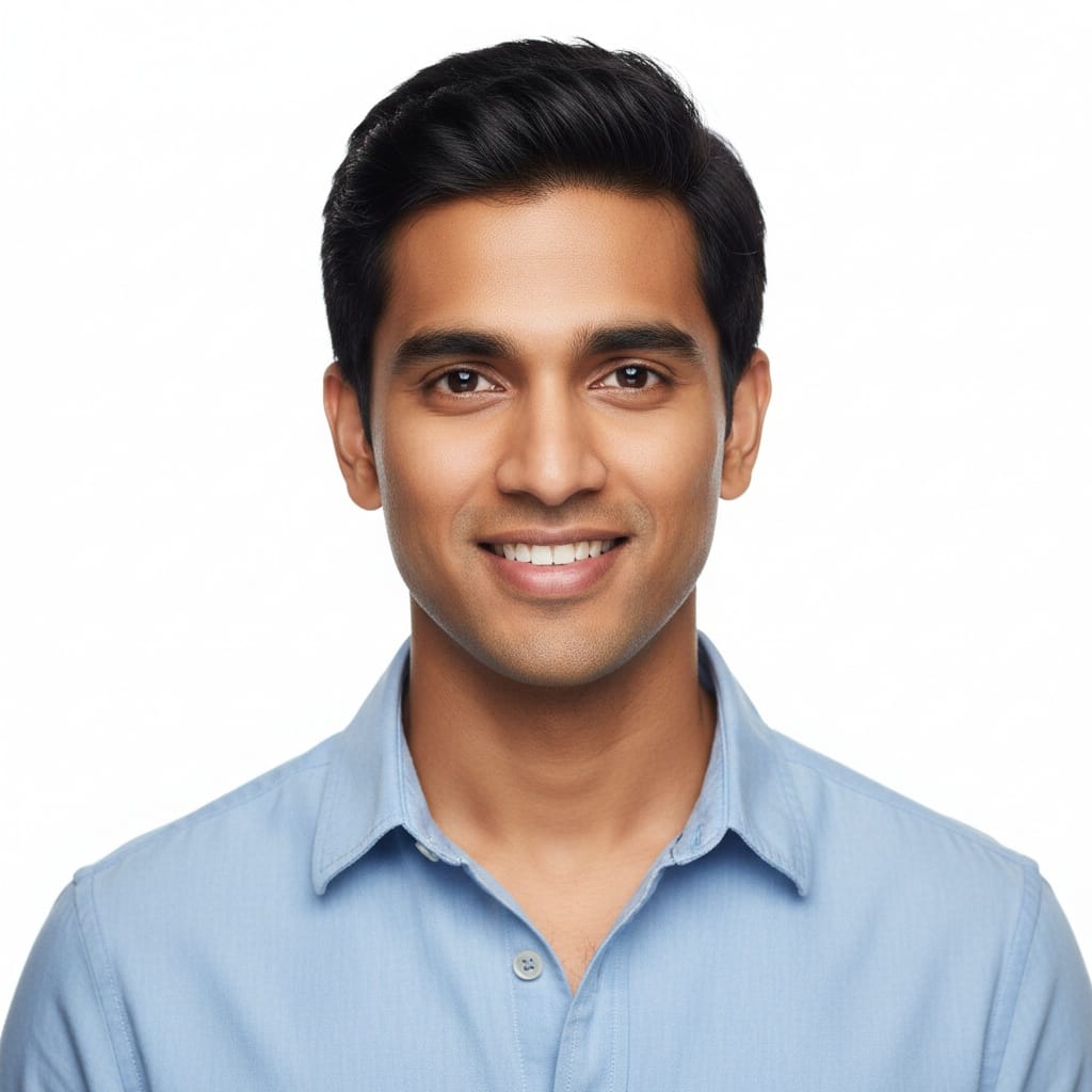 petite indian man bright commercial smile 82755273