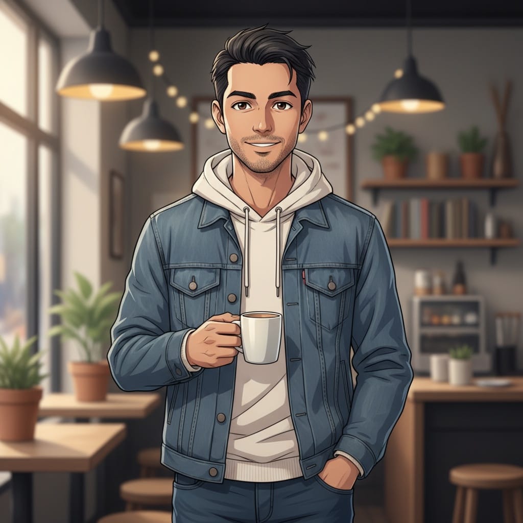 petite latino man slice of life casual 46267699
