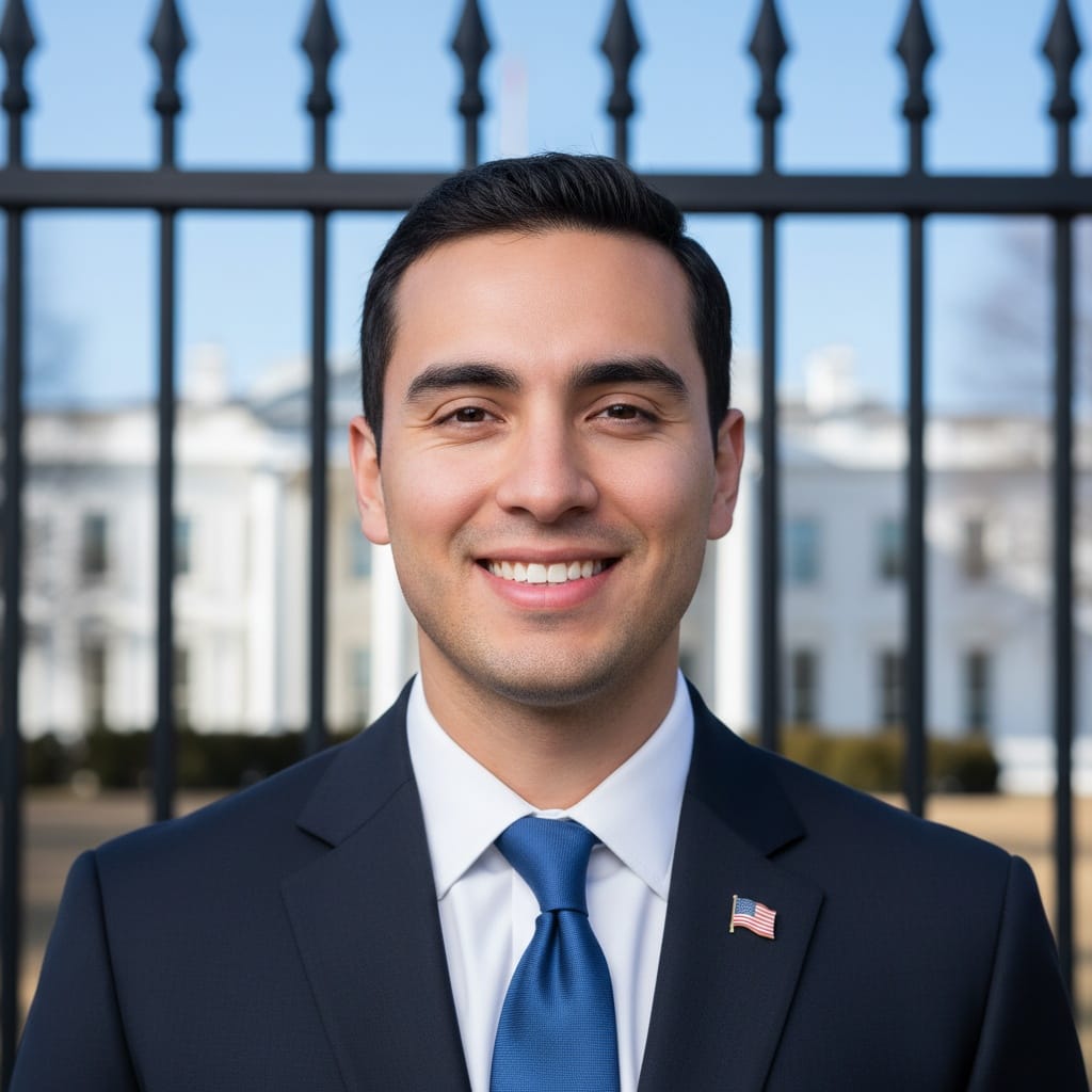 petite latino man white house exterior 87032665