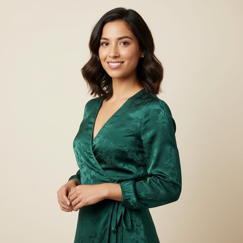 petite latino woman classic studio neutral 11924068