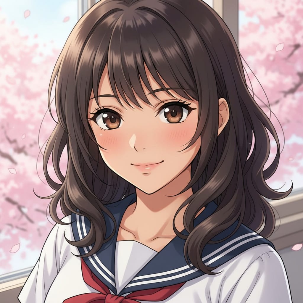 petite latino woman school uniform portrait 28246605