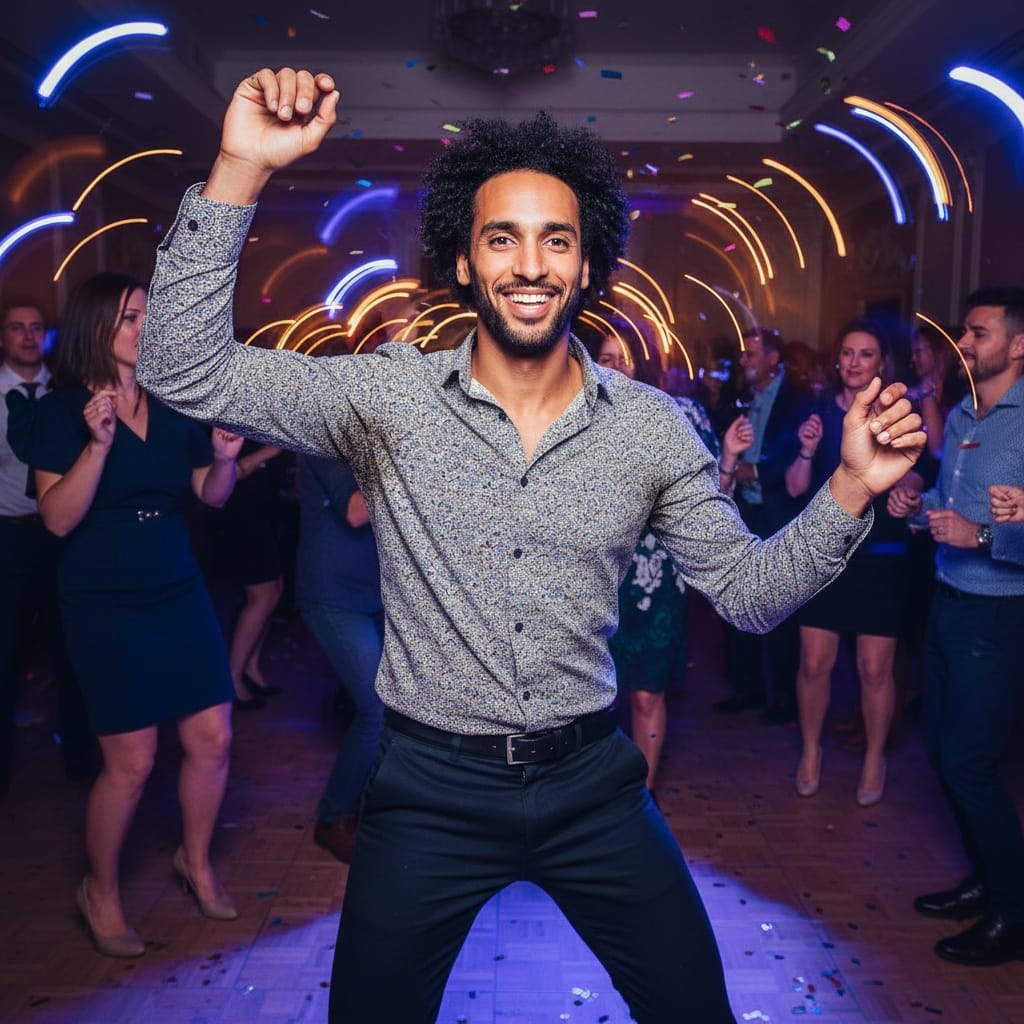 petite middle_eastern man dance floor celebration 46034473