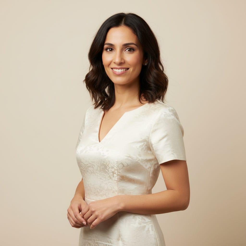 petite middle_eastern woman classic studio neutral 89020094