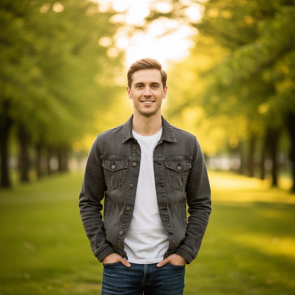 petite white man outdoor park walk 23241823