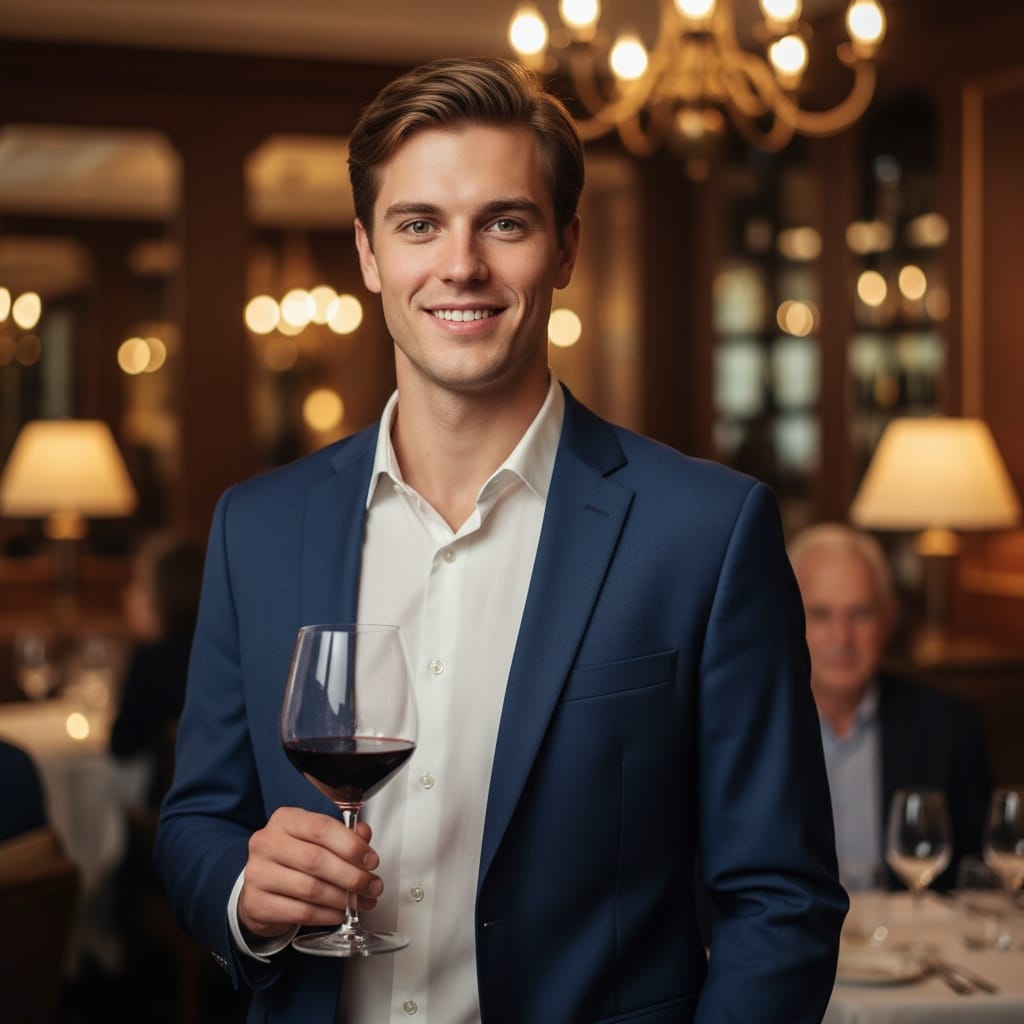petite white man restaurant bar sophisticated 22855961